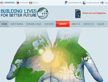Tablet Screenshot of buildinglivesforbetterfuture.org